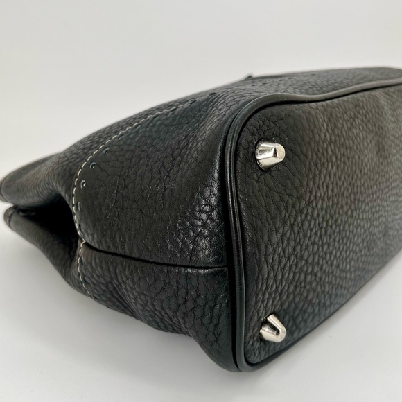 Vintage COACH Black #5055 Hampton Carryall Tote - Picture 9 of 14